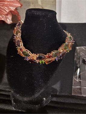 Multicolor Crystal Statement bracelet- Women Jewelry